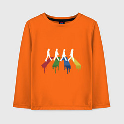 Лонгслив хлопковый детский Beatles Color, цвет: оранжевый