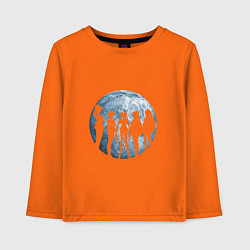 Лонгслив хлопковый детский Войны в матросках, цвет: оранжевый