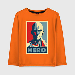 Детский лонгслив Saitama Hero