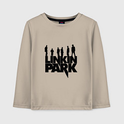 Лонгслив хлопковый детский Linkin Park, цвет: миндальный