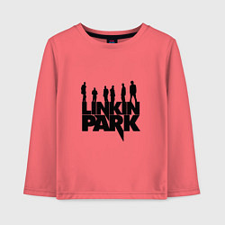 Лонгслив хлопковый детский Linkin Park, цвет: коралловый