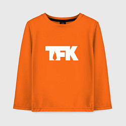 Детский лонгслив TFK: White Logo