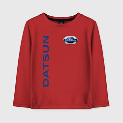 Детский лонгслив Datsun логотип с эмблемой