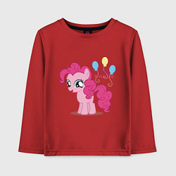 Лонгслив хлопковый детский Young Pinkie Pie, цвет: красный