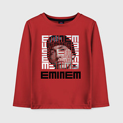 Лонгслив хлопковый детский Eminem labyrinth, цвет: красный