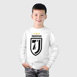 Лонгслив хлопковый детский Juventus 7J, цвет: белый — фото 2