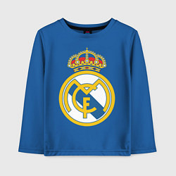 Лонгслив хлопковый детский Real Madrid FC, цвет: синий