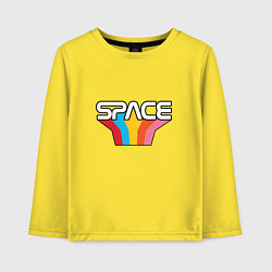 Лонгслив хлопковый детский Space Star, цвет: желтый
