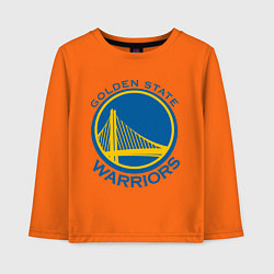 Лонгслив хлопковый детский Golden state Warriors, цвет: оранжевый