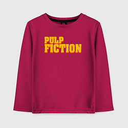 Лонгслив хлопковый детский Pulp Fiction, цвет: маджента