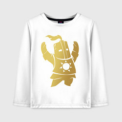 Лонгслив хлопковый детский Praise the Sun!, цвет: белый