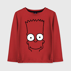 Детский лонгслив Bart Face