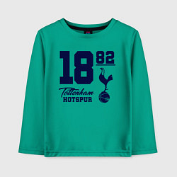 Лонгслив хлопковый детский FC Tottenham 1882, цвет: зеленый