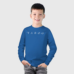 Лонгслив хлопковый детский Taboo, цвет: синий — фото 2