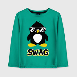 Детский лонгслив SWAG Penguin