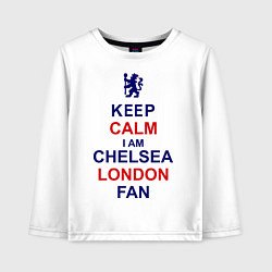 Детский лонгслив Keep Calm & Chelsea London fan