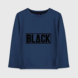 Детский лонгслив BLACK