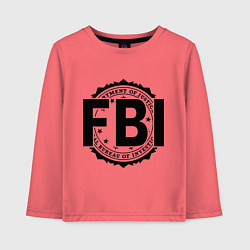 Детский лонгслив FBI Agency