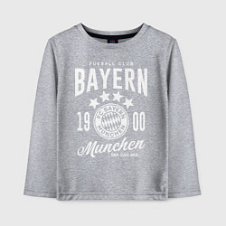 Лонгслив хлопковый детский Bayern Munchen 1900, цвет: меланж