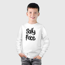 Лонгслив хлопковый детский SALLY FACE, цвет: белый — фото 2