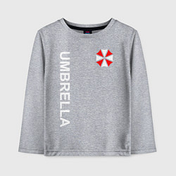 Лонгслив хлопковый детский UMBRELLA CORP, цвет: меланж