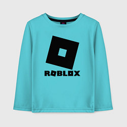 Лонгслив хлопковый детский ROBLOX, цвет: бирюзовый