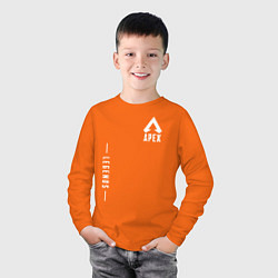 Лонгслив хлопковый детский Apex Legends Gamer, цвет: оранжевый — фото 2