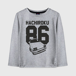 Детский лонгслив Toyota AE86 Hachiroku