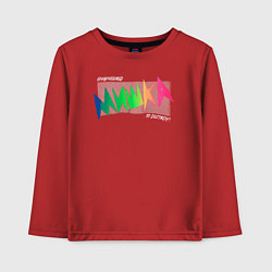 Лонгслив хлопковый детский Mishka NYC x Tessa Violet, цвет: красный