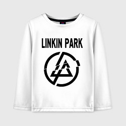 Лонгслив хлопковый детский Linkin Park, цвет: белый