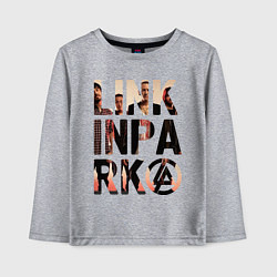 Лонгслив хлопковый детский Linkin Park, цвет: меланж