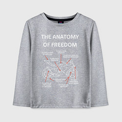 Детский лонгслив The Anatomy of Freedom