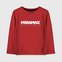 Лонгслив хлопковый детский Miramax Film, цвет: красный