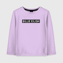 Лонгслив хлопковый детский BILLIE EILISH: Lovely, цвет: лаванда