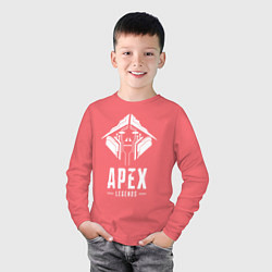 Лонгслив хлопковый детский APEX LEGENDS CRYPTO, цвет: коралловый — фото 2