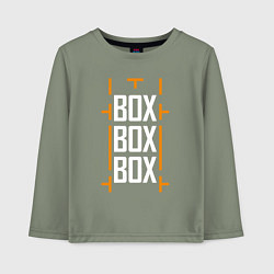 Детский лонгслив Box box box