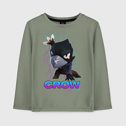 Детский лонгслив Brawl Stars CROW