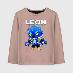 Детский лонгслив Brawl Stars LEON