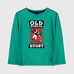 Детский лонгслив Old School Rugby