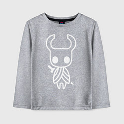 Лонгслив хлопковый детский Hollow Knight, цвет: меланж