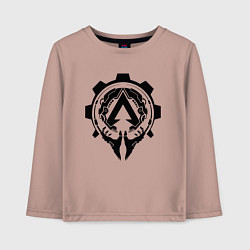 Лонгслив хлопковый детский APEX LEGENDS, цвет: пыльно-розовый