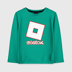 Лонгслив хлопковый детский ROBLOX, цвет: зеленый