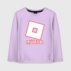 Лонгслив хлопковый детский ROBLOX, цвет: лаванда