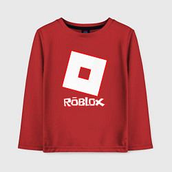 Лонгслив хлопковый детский ROBLOX, цвет: красный