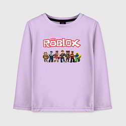 Лонгслив хлопковый детский ROBLOX, цвет: лаванда