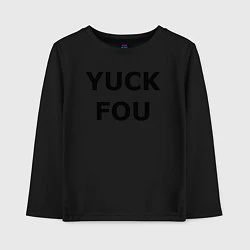 Детский лонгслив YUCK FOU