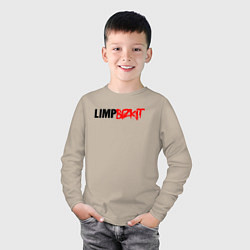 Лонгслив хлопковый детский LIMP BIZKIT, цвет: миндальный — фото 2