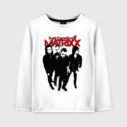 Лонгслив хлопковый детский The Matrixx, цвет: белый