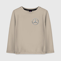 Лонгслив хлопковый детский MERCEDES-BENZ, цвет: миндальный