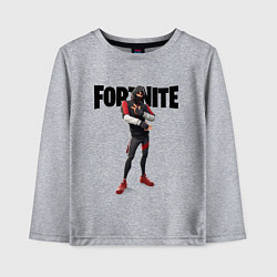 Лонгслив хлопковый детский FORTNITE IKONIK, цвет: меланж